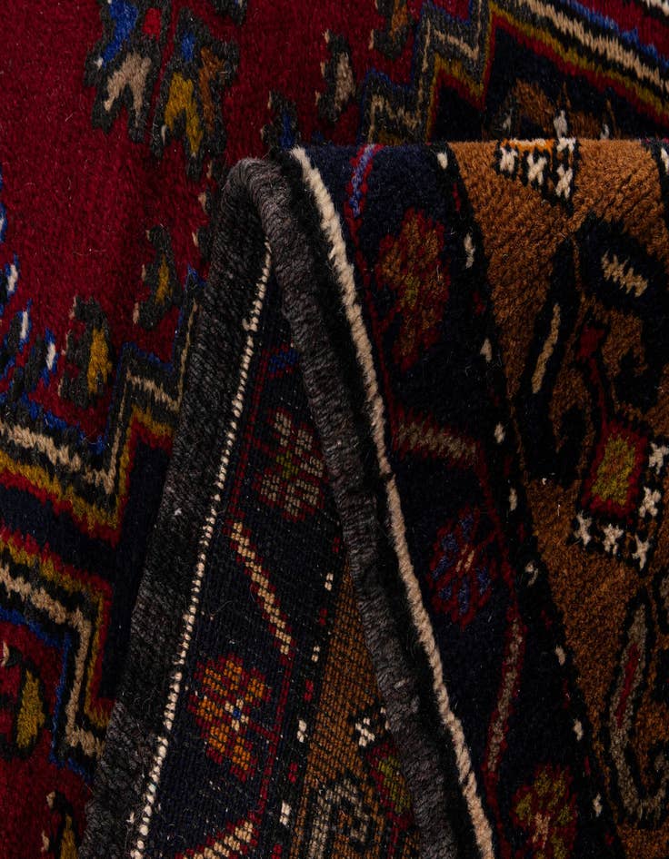 Detail image of 3' 6 x 7' 1  Hand Knotted Anatolian Wool Runner Rug
