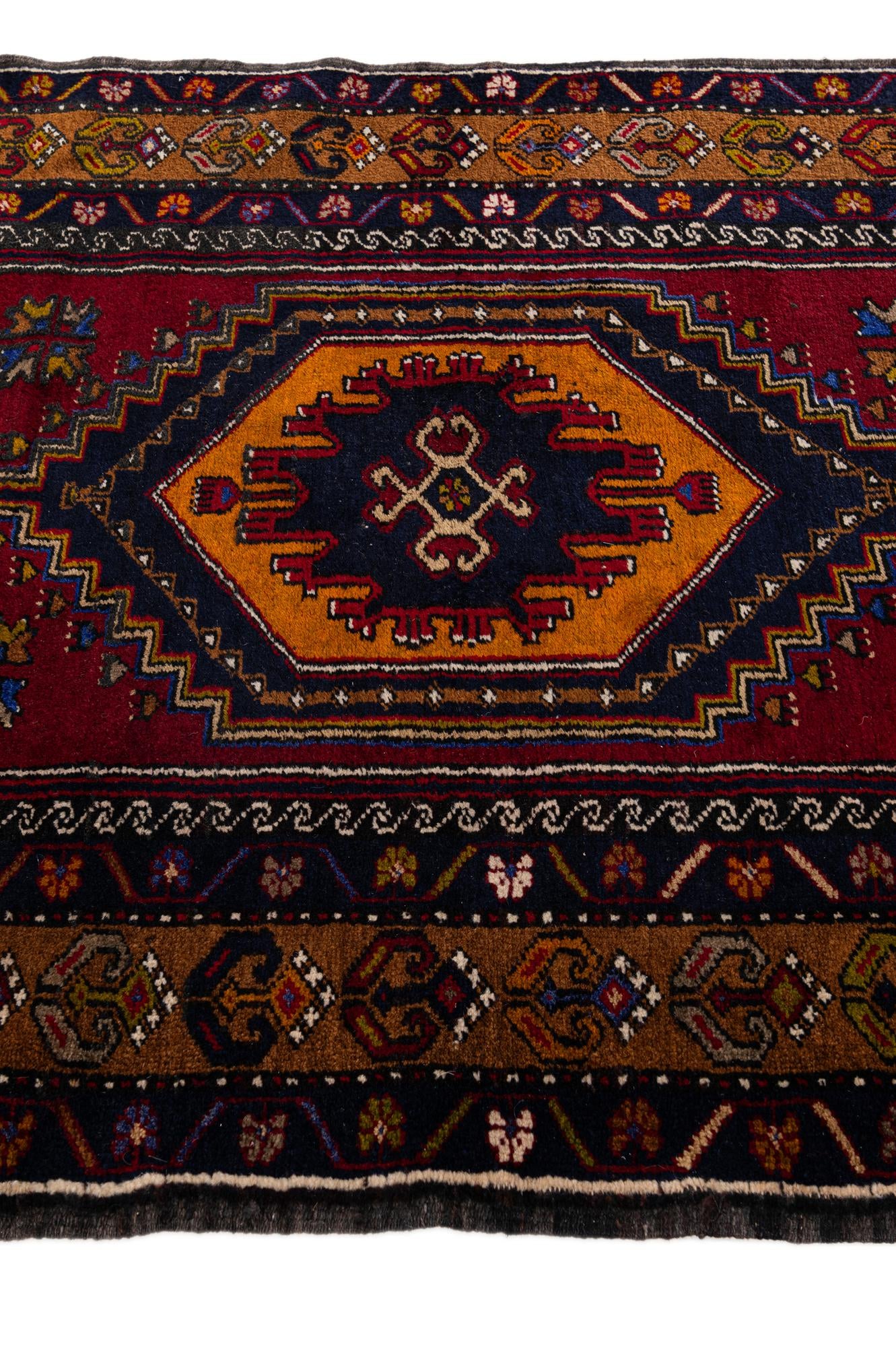 3' 6 x 7' 1 Hand Knotted Anatolian Wool Runner Rug
