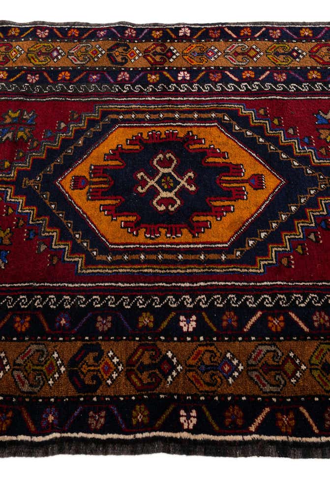 3' 6 x 7' 1 Hand Knotted Anatolian Wool Runner Rug