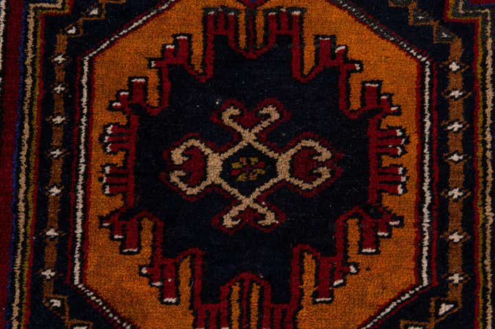 3' 6 x 7' 1 Hand Knotted Anatolian Wool Runner Rug