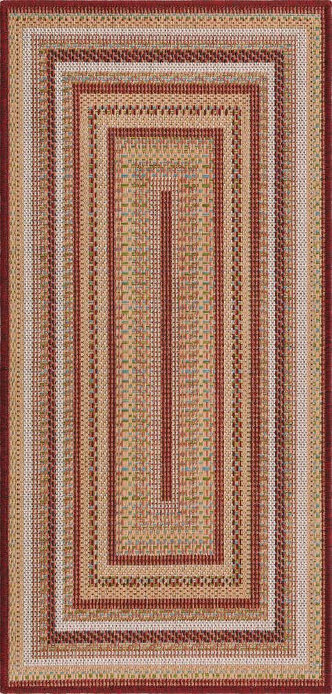 2' x 4' Easy-Clean Baja Indoor / Outdoor Runner Rug