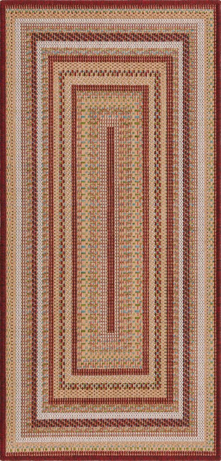 Detail image of 2' x 4' Easy-Clean Baja Indoor / Outdoor Runner Rug