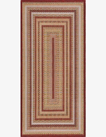2' x 4' Easy-Clean Baja Indoor / Outdoor Runner Rug