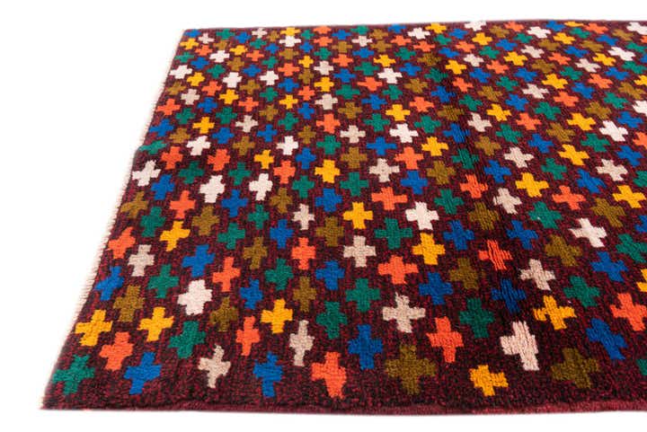 85cm x 300cm Handgeknüpft Balouch Wolle Läufer Teppich