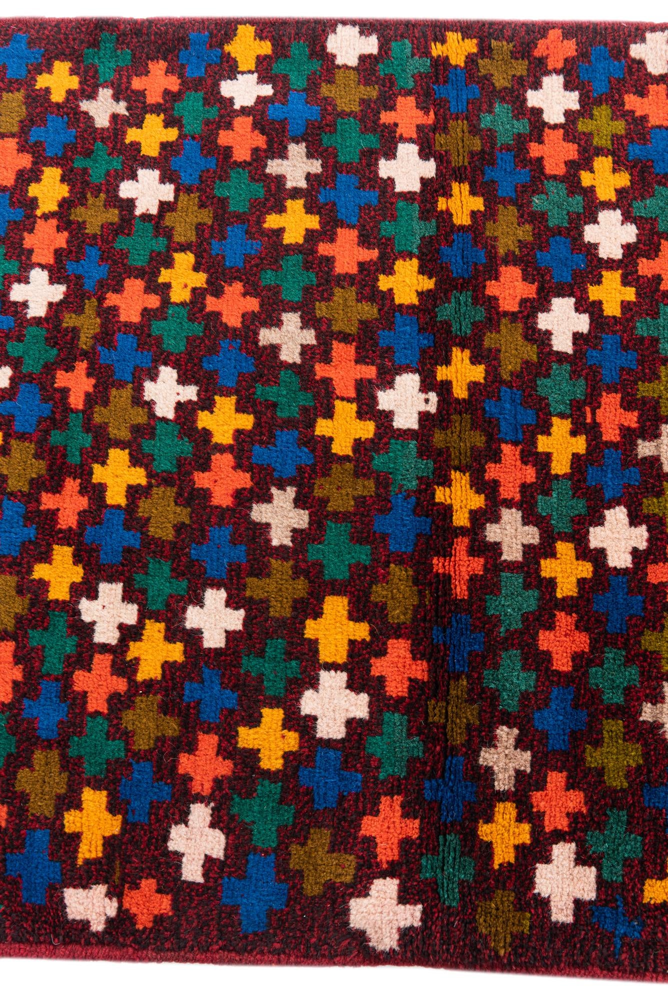 2' 10 x 9' 10 Hand Knotted Balouch Wool Runner Rug