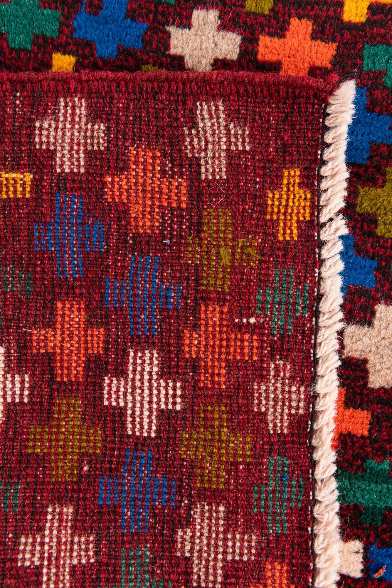 2' 10 x 9' 10 Hand Knotted Balouch Wool Runner Rug