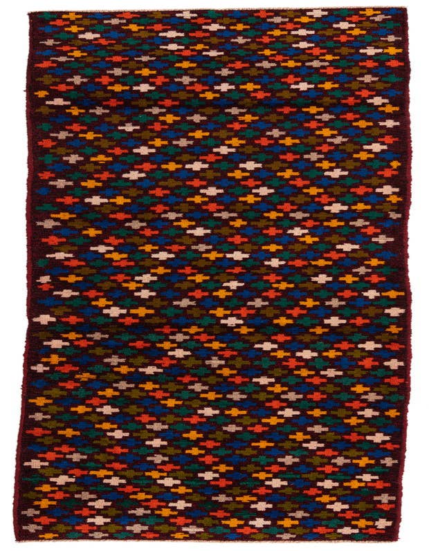 Detail image of 2' 10 x 9' 10 Hand Knotted Balouch Wool Runner Rug