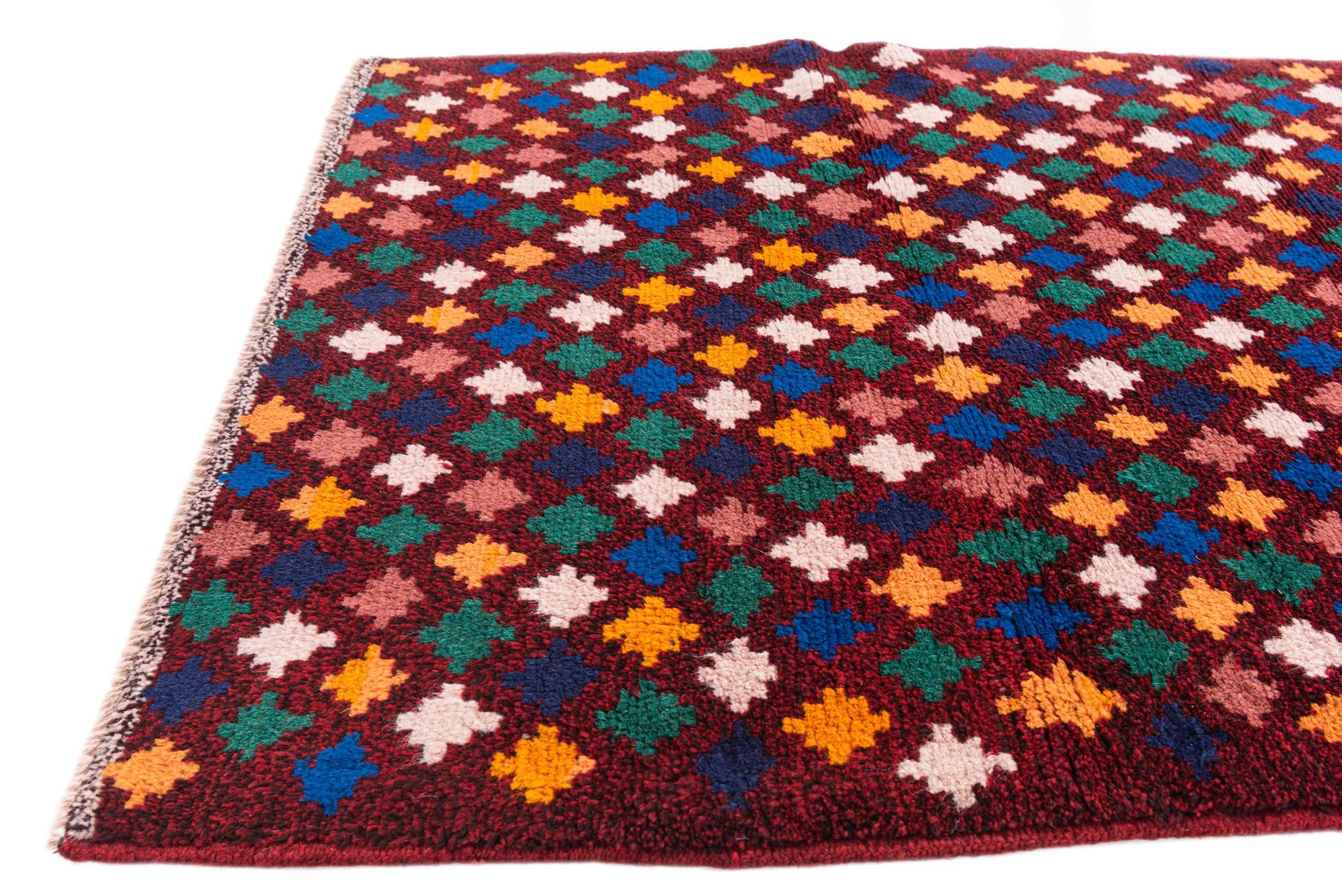 2' 9 x 9' 8 Hand Knotted Balouch Wool Runner Rug