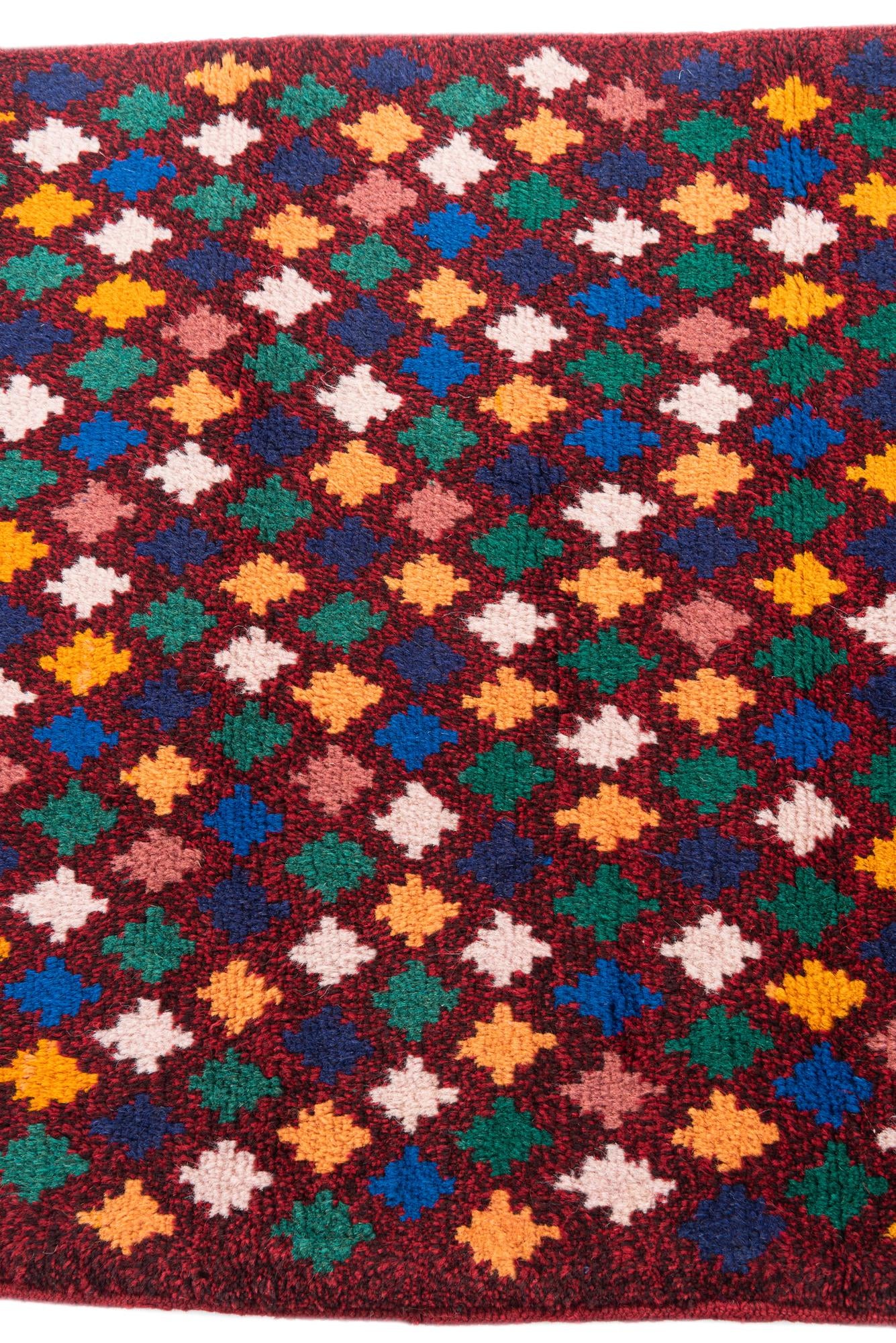 2' 9 x 9' 8 Hand Knotted Balouch Wool Runner Rug