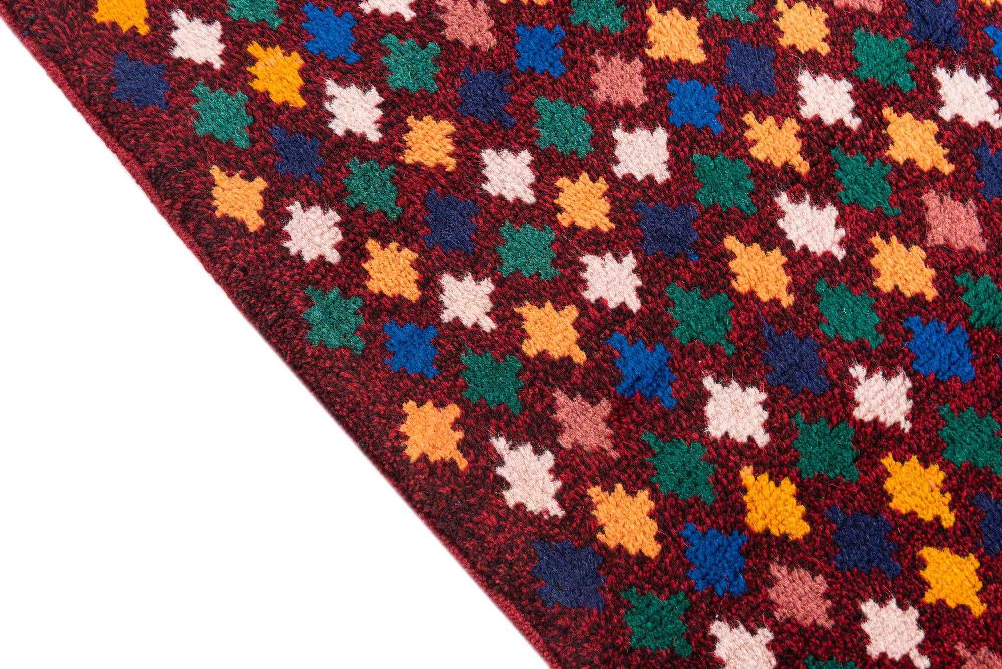 2' 9 x 9' 8 Hand Knotted Balouch Wool Runner Rug