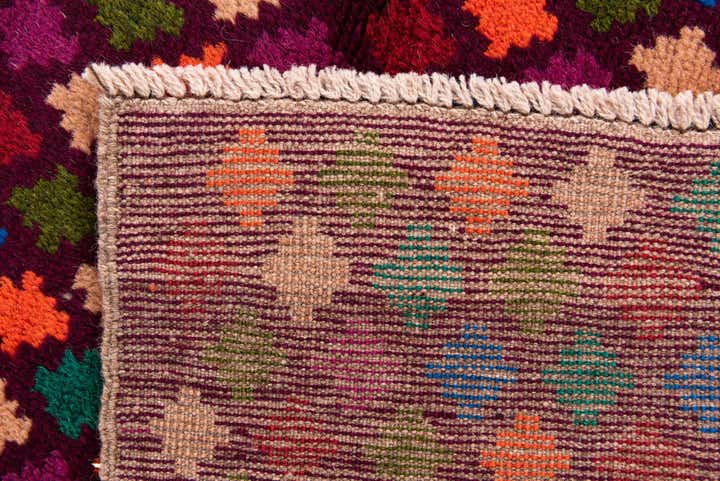 2' 9 x 9' 3 Hand Knotted Balouch Wool Runner Rug