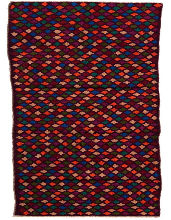 Detail image of 2' 9 x 9' 3 Hand Knotted Balouch Wool Runner Rug