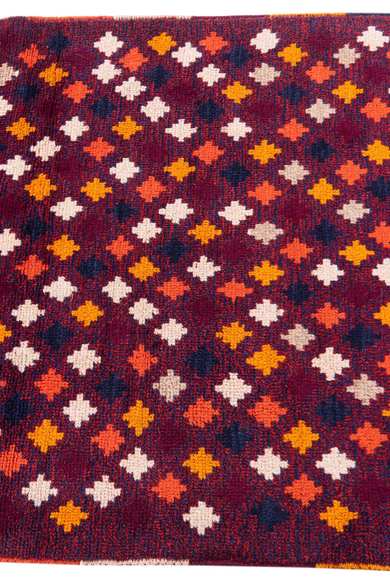 2' 10 x 9' 10 Hand Knotted Balouch Wool Runner Rug