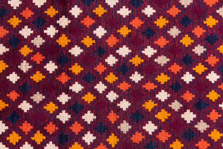 2' 10 x 9' 10 Hand Knotted Balouch Wool Runner Rug