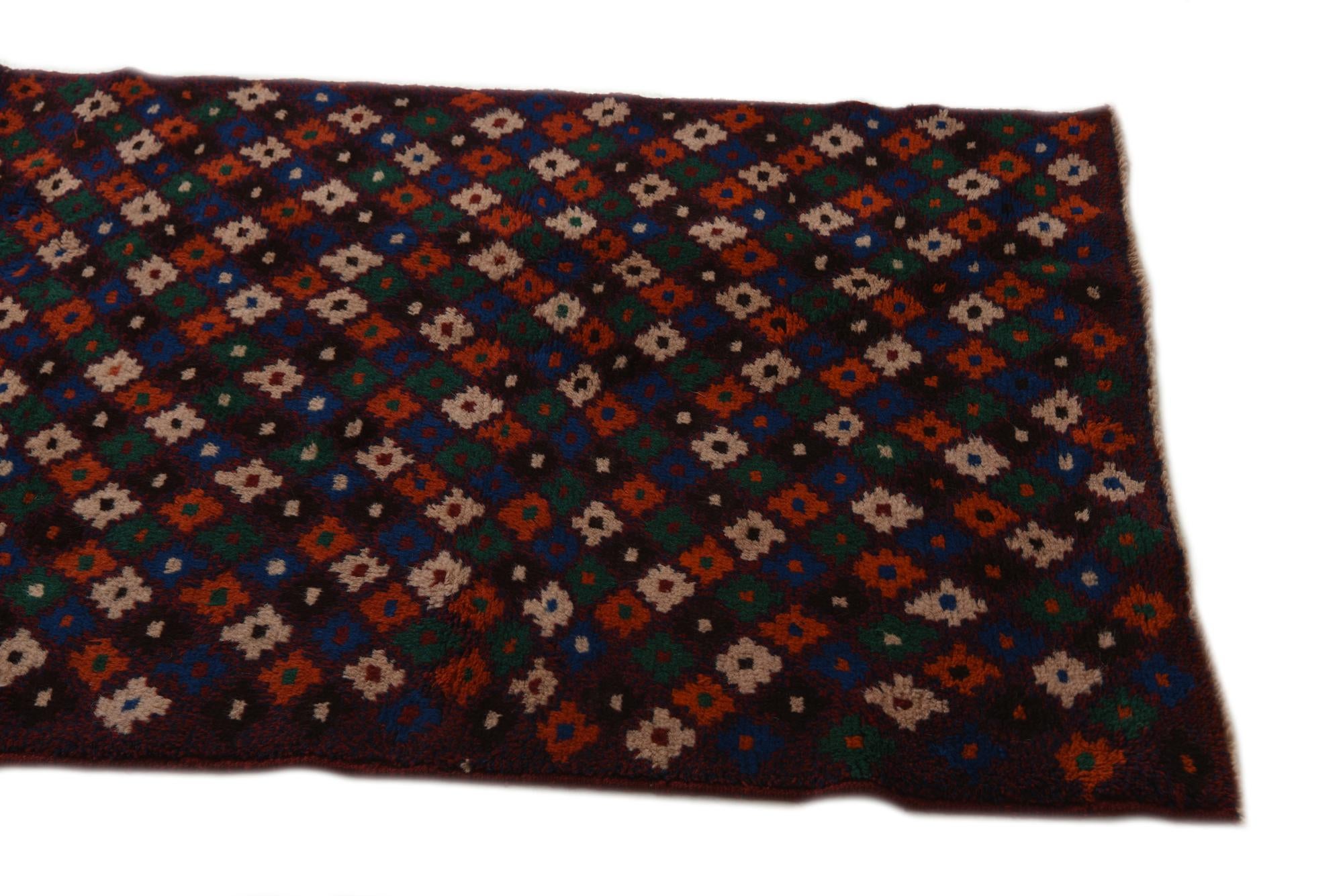 2' 10 x 10' 3 Hand Knotted Balouch Wool Runner Rug