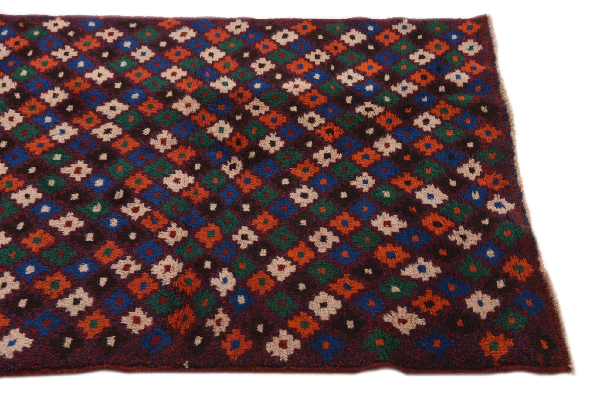 2' 10 x 10' 3 Hand Knotted Balouch Wool Runner Rug