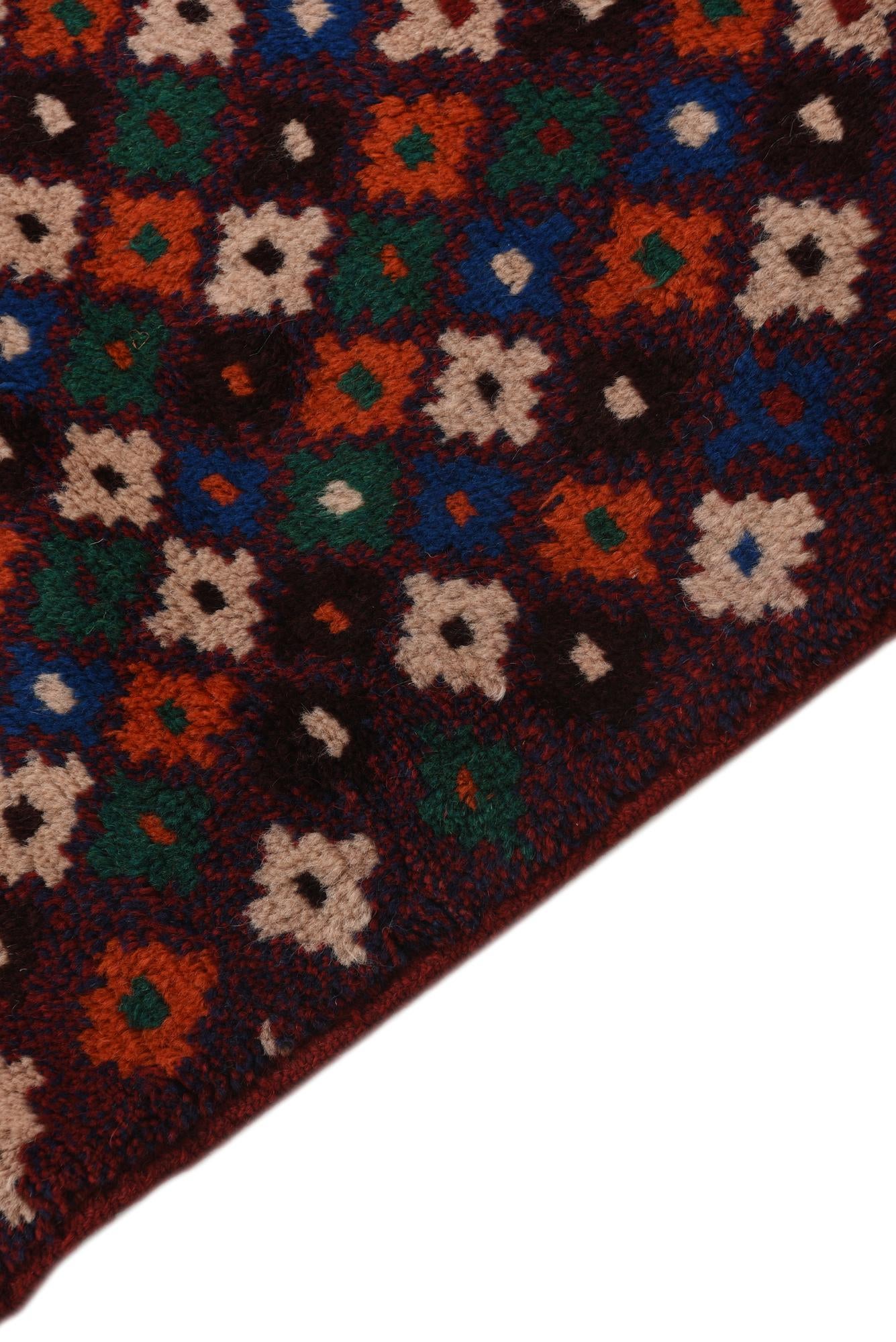 2' 10 x 10' 3 Hand Knotted Balouch Wool Runner Rug