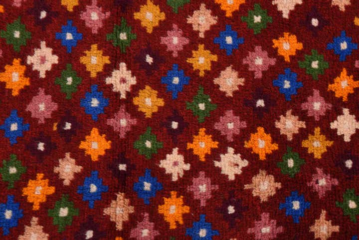 2' 7 x 9' 10 Hand Knotted Balouch Wool Runner Rug