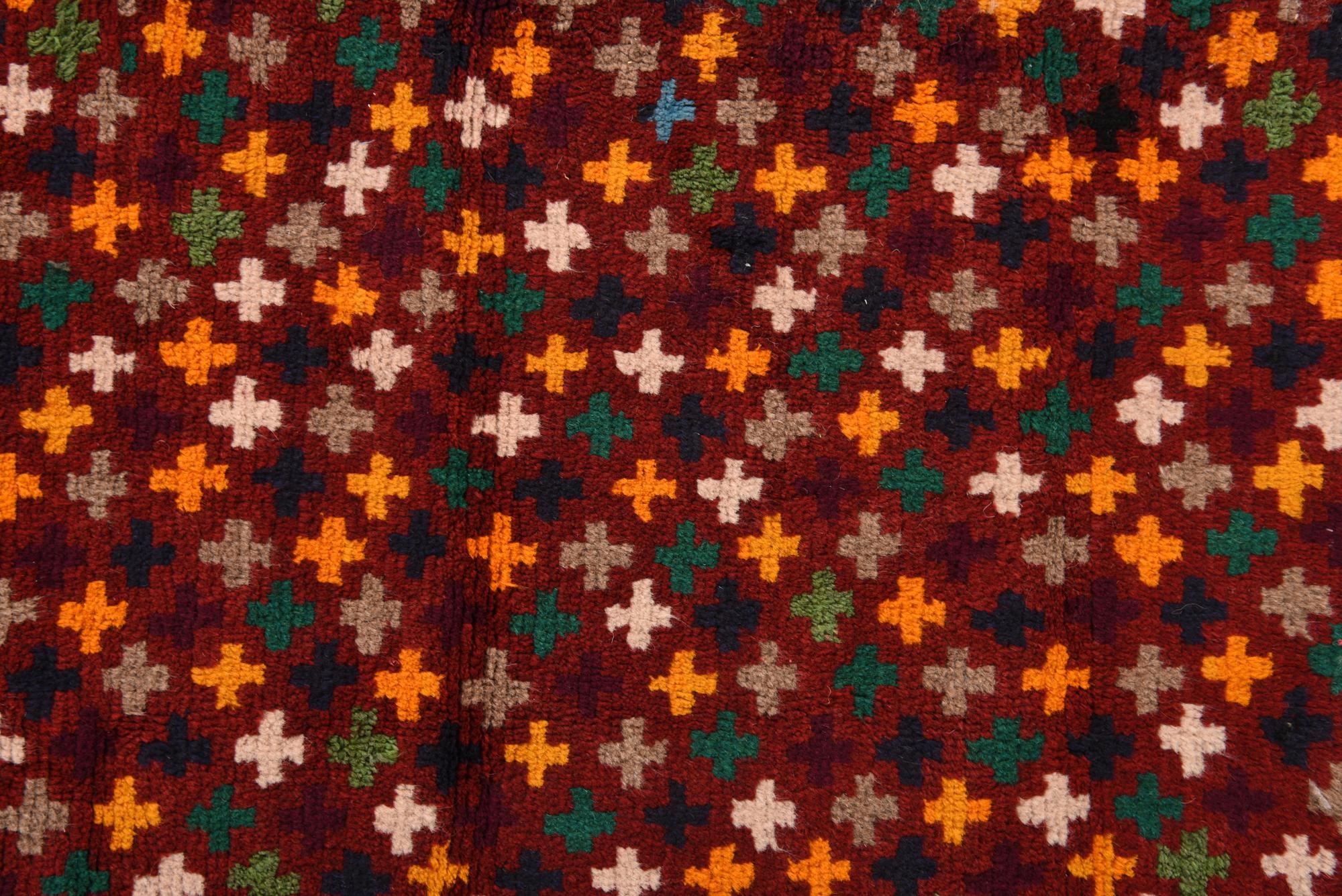 2' 8 x 9' 8 Hand Knotted Balouch Wool Runner Rug