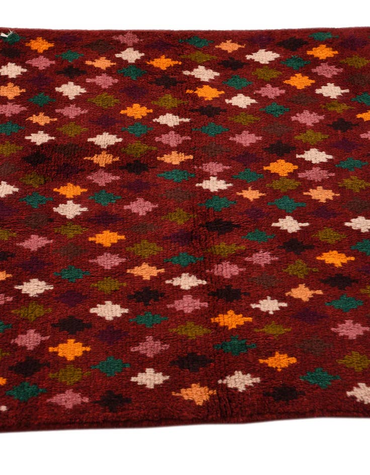 Detail image of 2' 11 x 9' 9  Hand Knotted Balouch Wool Runner Rug