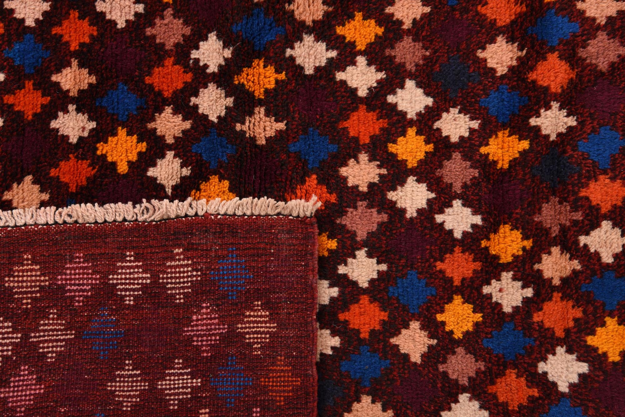 2' 11 x 9' 8 Hand Knotted Balouch Wool Runner Rug