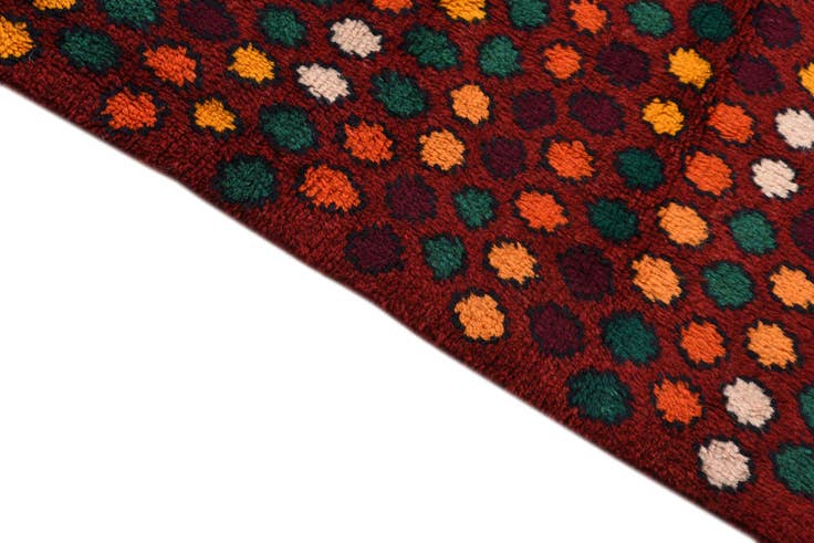 Detail image of 2' 9 x 9' 9 Hand Knotted Balouch Wool Runner Rug