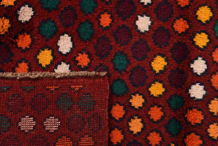 2' 9 x 9' 9 Hand Knotted Balouch Wool Runner Rug