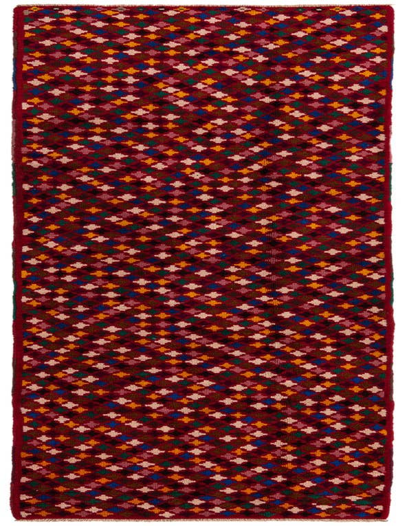 Detail image of 2' 8 x 9' 8 Hand Knotted Balouch Wool Runner Rug