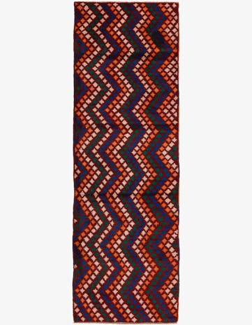 3' x 9' 5 Hand Knotted Balouch Wool Runner Rug