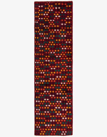 2' 9 x 9' 9 Hand Knotted Balouch Wool Runner Rug