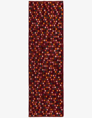 2' 11 x 9' 9 Hand Knotted Balouch Wool Runner Rug