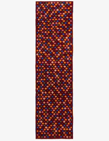 2' 7 x 9' 10 Hand Knotted Balouch Wool Runner Rug