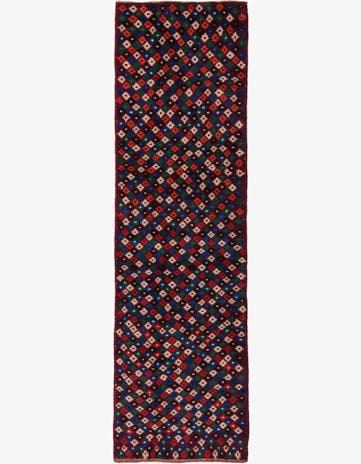 2' 10 x 10' 3 Hand Knotted Balouch Wool Runner Rug