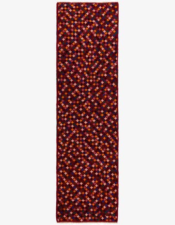 2' 8 x 9' 8 Hand Knotted Balouch Wool Runner Rug