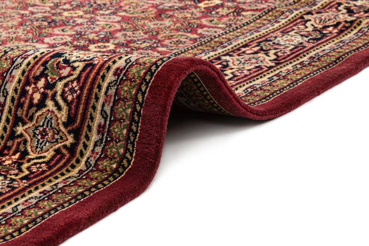 Detailfoto van 185cm x 330cm Handgeknoopt Bidjar Wol Loper Vloerkleed