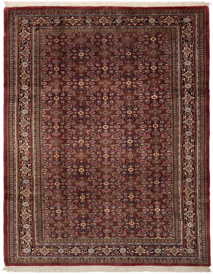 Detail image of 6' 1 x 10' 9 Hand Knotted Bidjar Wool Runner Rug