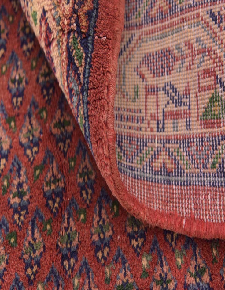 Detail image of 3' 8 x 10' 3  Hand Knotted Botemir Persian Wool Runner Rug