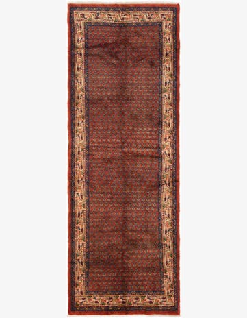 3' 8 x 10' 3 Hand Knotted Botemir Persian Wool Runner Rug