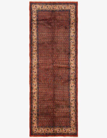 3' 8 x 10' 3 Hand Knotted Botemir Persian Wool Runner Rug