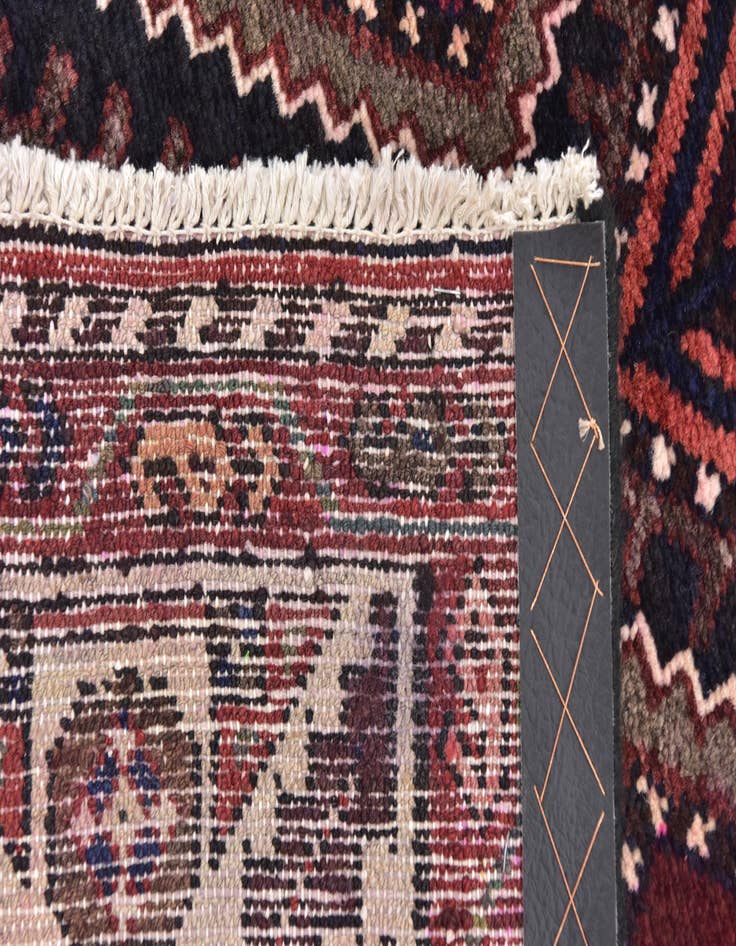 Detail image of 3' 8 x 10' 7  Hand Knotted Chenar Persian Wool Runner Rug