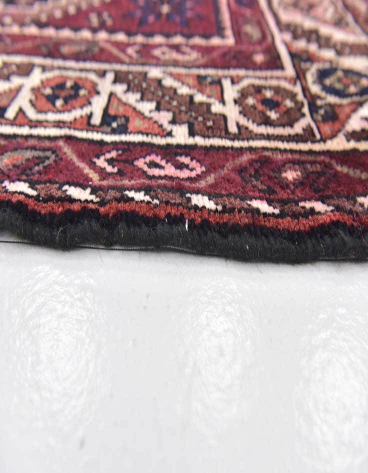 Detail image of 3' 8 x 10' 7  Hand Knotted Chenar Persian Wool Runner Rug