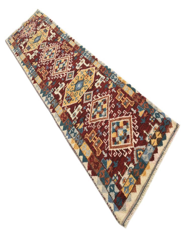 Detail image of 2' 6 x 10' 4  Hand Knotted Darya Wool Runner Rug