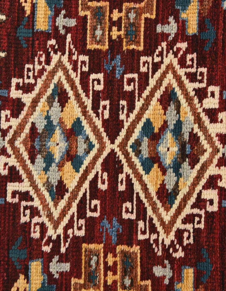 Detail image of 2' 6 x 10' 4  Hand Knotted Darya Wool Runner Rug