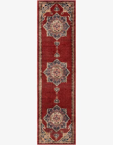 Burgundy Eden Runner Rug