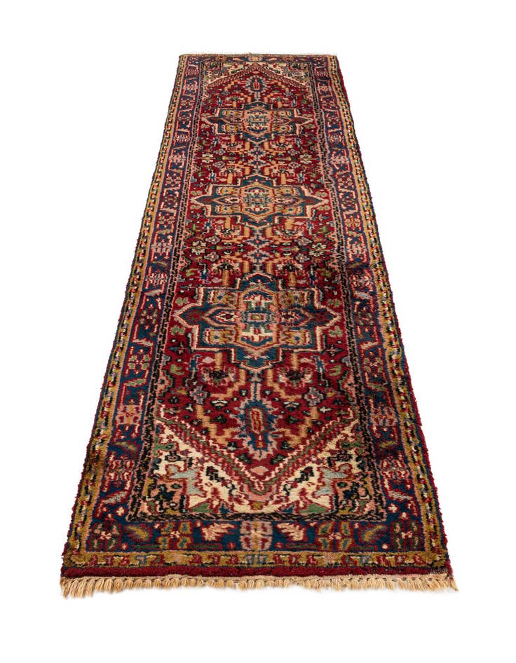 Detail image of 2' 7 x 11' 1  Hand Knotted Gharajeh Wool Runner Rug