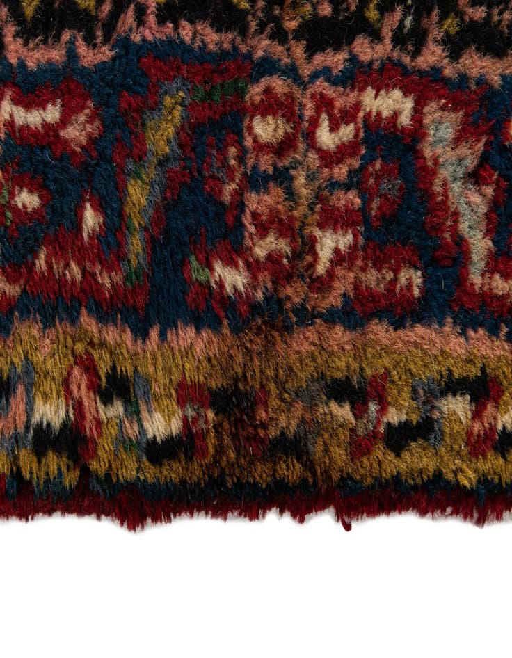 Detail image of 2' 7 x 11' 1  Hand Knotted Gharajeh Wool Runner Rug