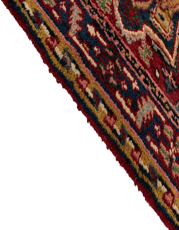 Detail image of 2' 7 x 11' 1  Hand Knotted Gharajeh Wool Runner Rug