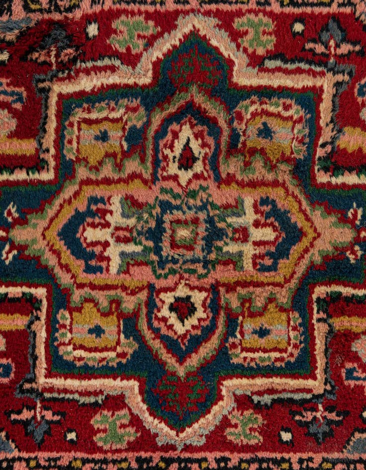 Detail image of 2' 7 x 11' 1  Hand Knotted Gharajeh Wool Runner Rug