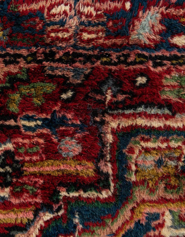 Detail image of 2' 7 x 11' 1  Hand Knotted Gharajeh Wool Runner Rug