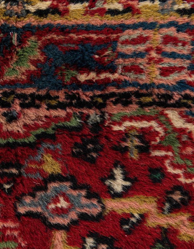 Detail image of 2' 7 x 11' 1  Hand Knotted Gharajeh Wool Runner Rug